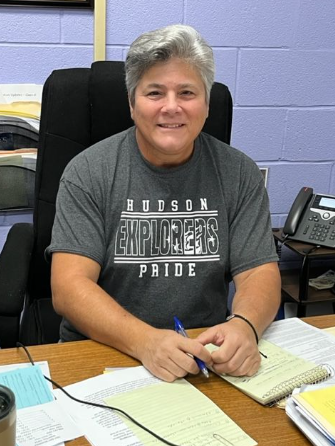 Mrs. Laudato sits at her desk, ready to help students with any needs that may arise. Ludauto is known at Hudson High School as a caring and compassionate counselor who wants to make an impact.