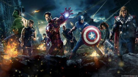 The original Avengers promotional poster shows scenes from the “Battle of New York” that was filmed in Cleveland.