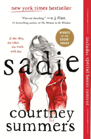 According to Courtney Summers, she was inspired to write Sadie because of “the way society consumes violence against women and girls as a form of entertainment.”