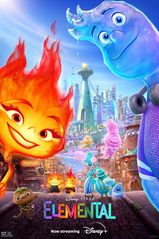 Disney describes the movie as an all-new, original feature film set in Element City, where fire-, water-, land- and air residents live together.