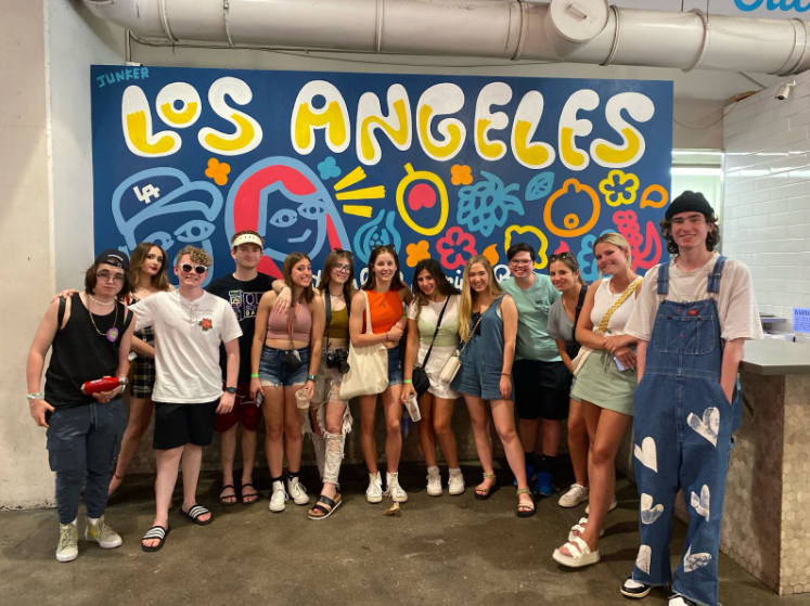 The marvelous crew of the Los Angeles trip.
