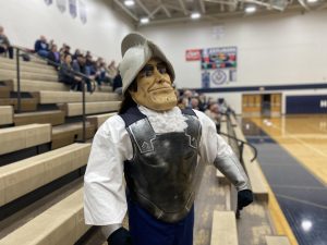 
During the game, Thor can be seen near the student section or next to the cheerleaders. He even joins in with some cheers. Used with permission/Kai Kurokawa.