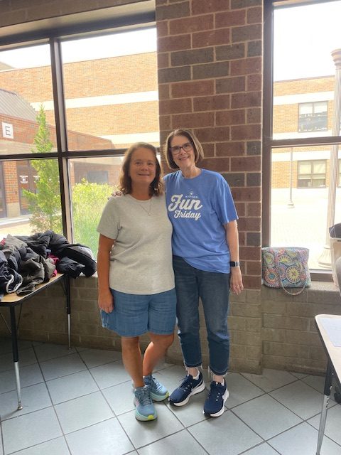 Lisa Tomins and Michelle Brown are best friends and spend their days managing the students of HHS. Thank you Mrs Tomins and Brown!
