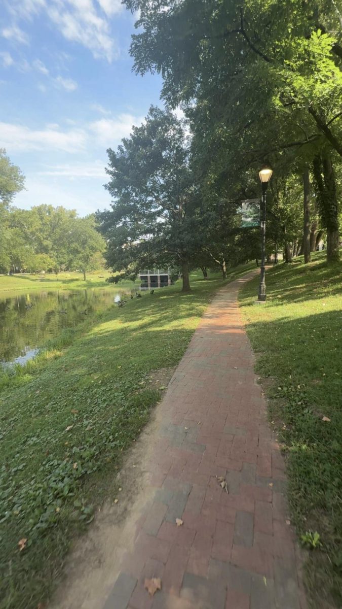 A landscape from Ohio University in the summer months. OU is known for its beautiful nature scenes.