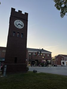 Downtown Hudson's clock tower is a huge part of Hudson. The clock tower has been here since 1912, bringing historical value to Hudson.