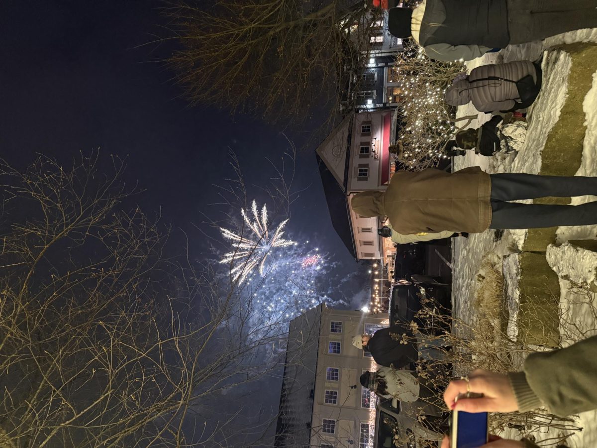 A firework display took place downtown Hudson on December 6, 2025. This winter firework display happens annually downtown Hudson, typically the first weekend in December. 